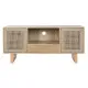 Mueble de TV Home ESPRIT Beige Natural Yute Pino 120 x 40 x 55 cm