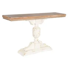 Console Home ESPRIT White Fir 140 x 36 x 84,5 cm