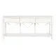 Console Home ESPRIT White Brown Black Metal Fir 181 x 45 x 86 cm