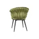 Silla DKD Home Decor Negro Verde Terciopelo Metal 66 x 60 x 84 cm