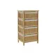 Cajonera DKD Home Decor Natural Bambú Madera de Paulonia 42 x 32 x 81 cm