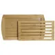 Tabla de cortar DKD Home Decor Natural Bambú 36 x 21 x 2 cm