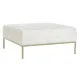 Bench DKD Home Decor White Golden Metal 100 x 100 x 45 cm