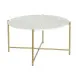 Centre Table DKD Home Decor 81 x 81 x 44 cm Marble Iron