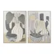 Cuadro DKD Home Decor 104 x 4,5 x 143,5 cm Jarrón Escandinavo (2 Unidades)
