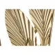 Decoración de Pared DKD Home Decor Dorado Tropical Hoja de planta 80 x 2 x 80 cm