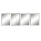 Wall mirror DKD Home Decor White Beige Grey 56 x 2 x 76 cm (4 Units)