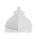 Farolas DKD Home Decor 24 x 24 x 74 cm Acabado envejecido Cristal Metal Blanco Árabe