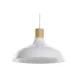 Ceiling Light DKD Home Decor White Brown Metal Pinewood 50 W 35,5 x 35,5 x 21 cm