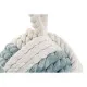 Decorative Figure DKD Home Decor Blue Brown White Knot 14 x 14 x 28 cm Mediterranean (3 Pieces)
