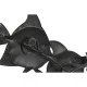 Wall Decoration DKD Home Decor Metal Multicolour Fish (90 x 5 x 37 cm)