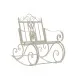 Mecedora DKD Home Decor Metal Aluminio Blanco (63 x 89 x 92 cm)