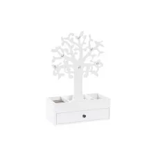 Jewelry box DKD Home Decor White MDF Wood (24 x 12 x 36 cm)