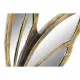 Decoración de Pared DKD Home Decor Espejo Dorado Resina Mariposa (36 x 4 x 30,5 cm)