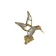 Wall Decoration DKD Home Decor Mirror Golden Resin Bird (27 x 3,5 x 36 cm)