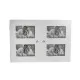 Cover DKD Home Decor Photo frame Counter White (46 x 32 x 8 cm)