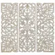 Wall Decoration DKD Home Decor Golden White Iron Romantic MDF Wood (40 x 2 x 120 cm)