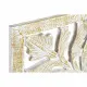 Wall Decoration DKD Home Decor Golden White Iron Romantic MDF Wood (40 x 2 x 120 cm)