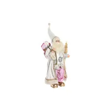 Figura Decorativa DKD Home Decor Papá Noel Poliéster PVC (45 x 34 x 83 cm)