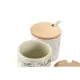 Sugar Bowl DKD Home Decor Bamboo Dolomite (7,5 x 7,5 x 7,5 cm)