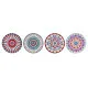Coasters DKD Home Decor Mandala 4 Units (10,8 x 10,8 x 0,7 cm)