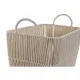 Juego de Cestas DKD Home Decor Beige Metal 39 x 29 x 31 cm 3 Piezas