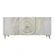 Aparador DKD Home Decor 160 x 45 x 75 cm Dorado Metal Blanco Madera de mango