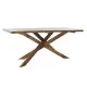 Dining Table DKD Home Decor 180 x 86 x 76 cm Natural Walnut