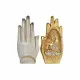 Decorative Figure DKD Home Decor Grey Golden Buddha Resin (10 x 7,2 x 20,9 cm) (2 Units)