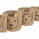 Basket DKD Home Decor Tropical animals Rushes (35 x 35 x 35 cm) (4 Units)