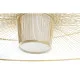 Ceiling Light DKD Home Decor White Natural Bamboo 50 W 100 x 100 x 32 cm