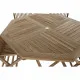 Table set with 4 chairs DKD Home Decor Teak (120 cm) (5 pcs) (120 x 120 x 75 cm)