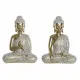Figura Decorativa DKD Home Decor Dorado Buda Resina (22 x 12 x 30 cm) (2 pcs)
