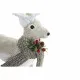 Christmas bauble DKD Home Decor Beige Polyester White polystyrene Reindeer (9 x 24 x 33 cm)