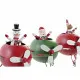 Adorno Navideño DKD Home Decor Metal Reno (19 x 14 x 13 cm) (3 pcs)