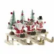 Christmas bauble DKD Home Decor Wood Father Christmas (14 x 6 x 13 cm) (3 pcs)