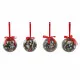 Bolas de Navidad DKD Home Decor Papá Noel PVC (7 pcs) (7.5 x 7.5 x 12 cm)