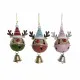 Adorno Navideño DKD Home Decor Metal Reno (3 pcs) (6.5 x 6 x 11 cm)