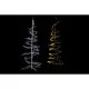 Christmas Tree DKD Home Decor White Black Metal 70 x 70 x 190 cm (2 Units)