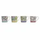 Taza Mug DKD Home Decor Porcelana Bone China (410 ml) (4 pcs)