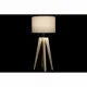 Lámpara de mesa DKD Home Decor Beige Madera Marrón 220 V 50 W 30 x 30 x 69 cm