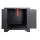 Mesita de Noche DKD Home Decor Abeto Rojo Negro Madera MDF 45 x 34 x 66 cm