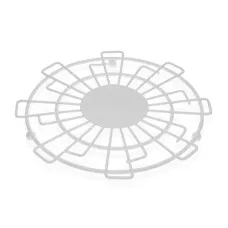 Salvamantel Versa Blanco Acero (20 x 1 x 20 cm)