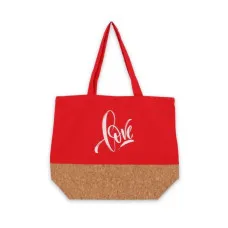 Bolsa Multiusos Love Versa Rojo Textil (15 x 36 x 45 cm)