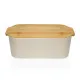Breadbasket Versa White Bamboo polypropylene 18,5 x 12 x 33 cm