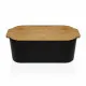 Breadbasket Versa Black Bamboo polypropylene 18,5 x 12 x 33 cm