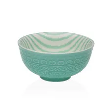 Bol para Aperitivos Versa Turquesa Cerámica Porcelana 12,3 x 5,8 x 12,3 cm