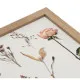 Caja Decorativa Versa Flores Madera MDF 24 x 7 x 24 cm