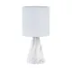 Desk lamp Versa White Ceramic 12,5 x 24,5 x 12,5 cm