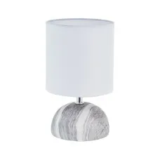 Lámpara de mesa Versa Negro Cerámica 14 x 23,5 x 14 cm